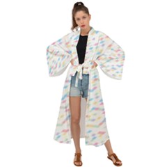 Texture Background Pastel Box Maxi Kimono by HermanTelo