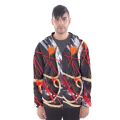 Collage 1 1 Men s Hooded Windbreaker by bestdesignintheworld