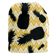 Ananas Chevrons Noir/jaune Drawstring Pouch (3xl)