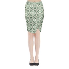 Df Agnosia Velis Midi Wrap Pencil Skirt by deformigo