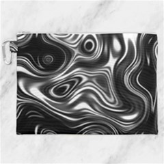 Wave Abstract Lines Canvas Cosmetic Bag (xxl) by HermanTelo