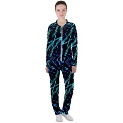 Modern Abstract Geo Print Casual Jacket And Pants Set by dflcprintsclothing