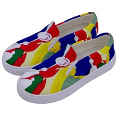 Africa As It Is 1 2 Kids  Canvas Slip Ons by bestdesignintheworld