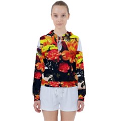 Flowers In A Vase 1 2 Women s Tie Up Sweat by bestdesignintheworld