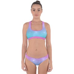 Pastel Goth Galaxy  Cross Back Hipster Bikini Set by thethiiird