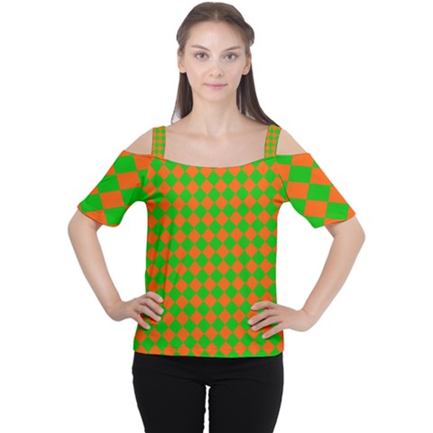 Generated Glitch20 Cutout Shoulder Tee by ScottFreeArt