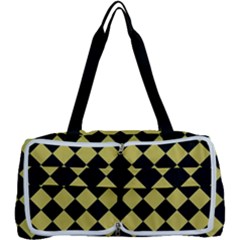 Block Fiesta Black And Ceylon Yellow Multi Function Bag by FashionBoulevard