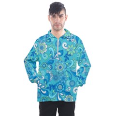 13781110617202508524762092 Funky Floral Seamless Repeat Pattern Vector Illustration 1 Hi Men s Half Zip Pullover by Sobalvarro