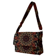 Art Abstract Fractal Pattern Full Print Messenger Bag (m)