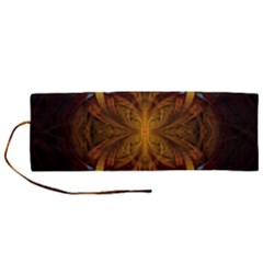 Fractal Art Abstract Pattern Roll Up Canvas Pencil Holder (m) by Wegoenart
