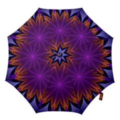 Art Abstract Fractal Pattern Hook Handle Umbrellas (medium) by Wegoenart