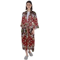 Seamless Carpet Pattern 1425828344vll Maxi Satin Kimono by Sobalvarro