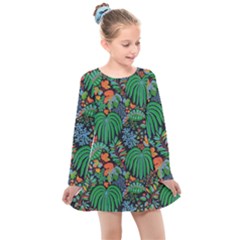 14 Kids  Long Sleeve Dress by Sobalvarro