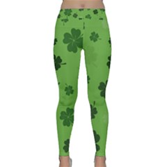 St Patricks Day Classic Yoga Leggings by Valentinaart