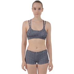 Black And White Triangles Perfect Fit Gym Set
