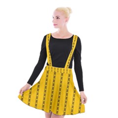 Digital Stars Suspender Skater Skirt