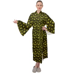 Digital Mandale Maxi Velour Kimono by Sparkle