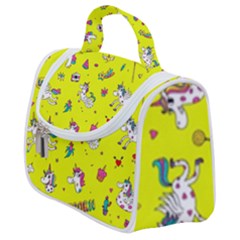 Pattern Unicorns Mermaids Horses Girlish Things Satchel Handbag