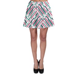 Abstract Colorful Pattern Background Skater Skirt