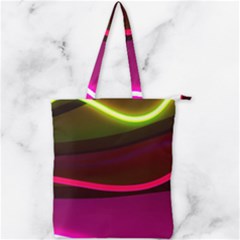 Neon Wonder Double Zip Up Tote Bag by essentialimage