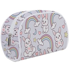 Seamless Pattern With Cute Rabbit Character Makeup Case (large)