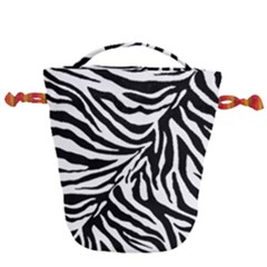 Zebra 1 Drawstring Bucket Bag by dressshop