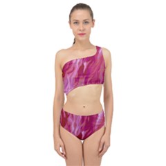 Lesbian Pride Abstract Smokey Shapes Spliced Up Two Piece Swimsuit by VernenInk