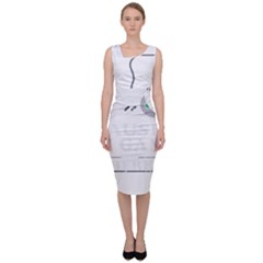 Ipaused2 Sleeveless Pencil Dress by ChezDeesTees
