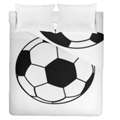 Soccer Lovers Gift Duvet Cover Double Side (queen Size) by ChezDeesTees