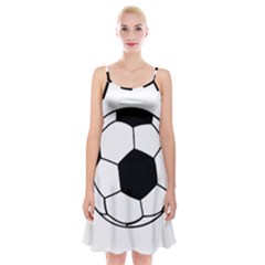 Soccer Lovers Gift Spaghetti Strap Velvet Dress