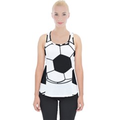 Soccer Lovers Gift Piece Up Tank Top by ChezDeesTees