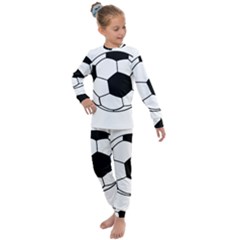 Soccer Lovers Gift Kids  Long Sleeve Set  by ChezDeesTees