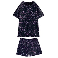 Digital Polka Kids  Swim Tee And Shorts Set