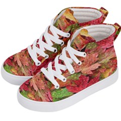 Spring Leafs Kids  Hi-top Skate Sneakers