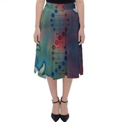Flower Dna Classic Midi Skirt by RobLilly