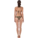 Cartoon brown stone grass seamless background texture pattern Perfectly Cut Out Bikini Set View2