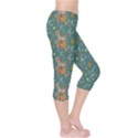 006 - Funky Oldschool 70s Wallpaper - Exploding Circles Capri Leggings  View4