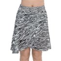 Zebra Pattern - Zebras And Horses - African Animals Chiffon Wrap Front Skirt View1