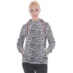 Zebra Pattern - Zebras And Horses - African Animals Women s Hooded Pullover