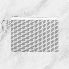 Comic Head Skull Hat Pattern 2 Canvas Cosmetic Bag (medium) by DinzDas