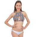 Village Dude - Hillbilly And Redneck - Trailer Park Boys Cross Front Halter Bikini Top View1