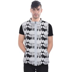 Gloomy Future  - Gas Mask And Pandemic Threat - Corona Times Men s Puffer Vest by DinzDas