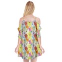 Abstract Flowers And Circle Cutout Spaghetti Strap Chiffon Dress View2