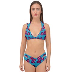 Little Devil Baby - Cute And Evil Baby Demon Double Strap Halter Bikini Set by DinzDas