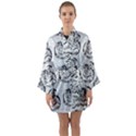 Monster Party - Hot Sexy Monster Demon With Ugly Little Monsters Long Sleeve Satin Kimono View1