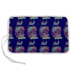 Jaw Dropping Horror Hippie Skull Pen Storage Case (s) by DinzDas