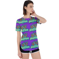 Jaw Dropping Comic Big Bang Poof Perpetual Short Sleeve T-shirt by DinzDas