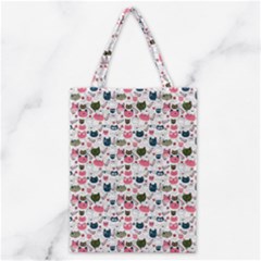 Adorable Seamless Cat Head Pattern01 Classic Tote Bag by TastefulDesigns