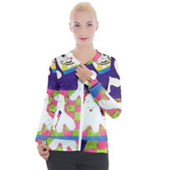 Circus Ghosts Sing Casual Zip Up Jacket by snowwhitegirl