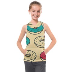 Donuts Kids  Sleeveless Hoodie by Sobalvarro